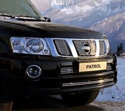 Декоративная вставка воздухозаборника (рестайлинг) Berkut Nissan Patrol 5 Y61 2-ой рестайлинг (2004-2010)