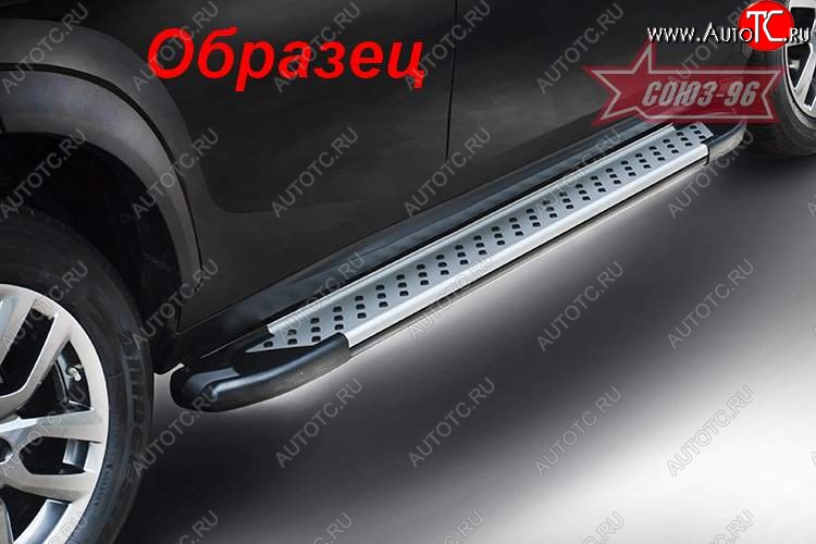 8 819 р. Пороги из алюминиевого профиля Souz-96 Nissan Qashqai 1 дорестайлинг (2007-2010)  с доставкой в г. Таганрог