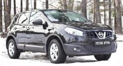 1 159 р. Зимняя заглушка решетки переднего бампера РА  Nissan Qashqai  1 (2010-2013) J10 рестайлинг  с доставкой в г. Таганрог. Увеличить фотографию 3