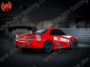 21 799 р. Крылья задние Rocket Banny  Nissan Skyline  R33 (1993-1998) (Неокрашенные)  с доставкой в г. Таганрог. Увеличить фотографию 2