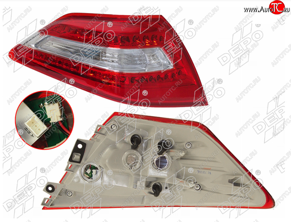 4 999 р. Левый фонарь задний DEPO Nissan Teana 2 J32 дорестайлинг (2008-2011)  с доставкой в г. Таганрог