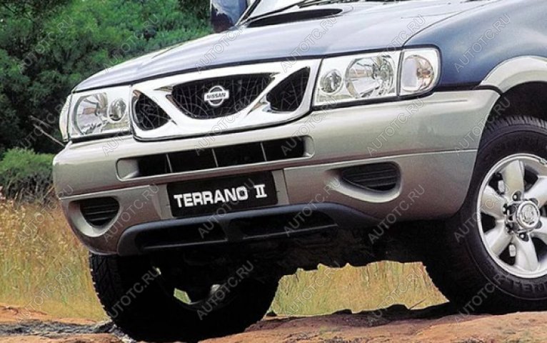 46 999 р. Передний бампер POLCAR Nissan Terrano2 R20 2-ой рестайлинг (1999-2006) (неокрашенный)  с доставкой в г. Таганрог