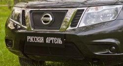 2 199 р. Защитная сетка решетки переднего бампера РА Nissan Terrano D10 рестайлинг (2016-2022)  с доставкой в г. Таганрог. Увеличить фотографию 2