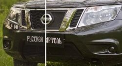 1 379 р. Защитная сетка решетки радиатора РА  Nissan Terrano  D10 (2013-2022) дорестайлинг, рестайлинг  с доставкой в г. Таганрог. Увеличить фотографию 2