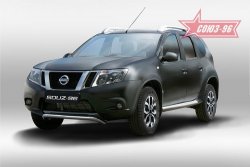 1 169 р. Защита переднего бампера Souz-96 (d60) Nissan Terrano D10 дорестайлинг (2013-2016)  с доставкой в г. Таганрог. Увеличить фотографию 1