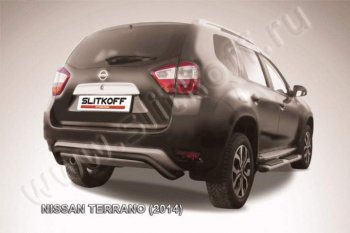 Защита задняя Slitkoff Nissan Terrano D10 дорестайлинг (2013-2016)