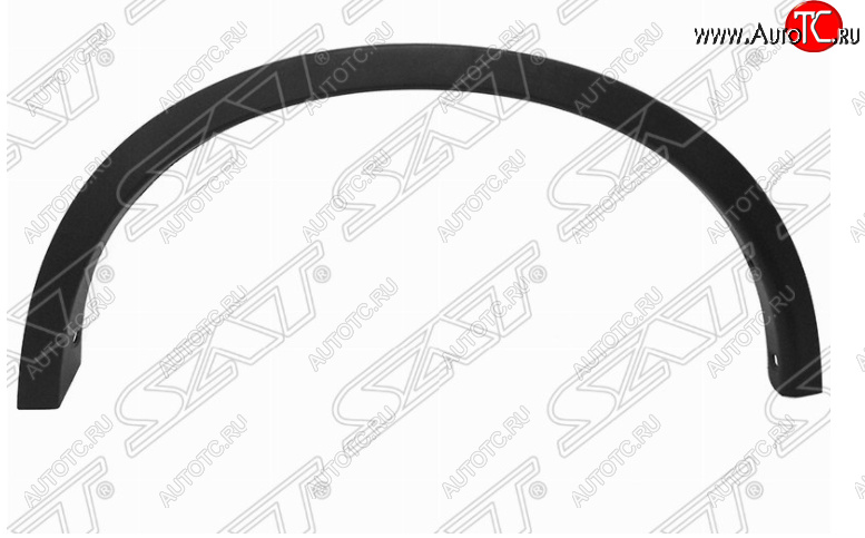 1 679 р. Молдинг арки крыла SAT (Задний, левый)  Nissan X-trail  3 T32 (2013-2018) дорестайлинг (Неокрашенный)  с доставкой в г. Таганрог