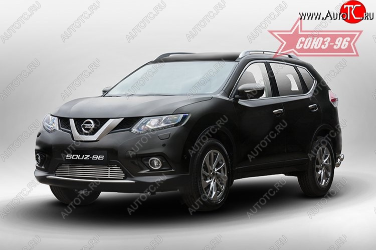 6 524 р. Декоративный элемент воздухозаборника Souz-96 (d10) Nissan X-trail 3 T32 рестайлинг (2017-2022)  с доставкой в г. Таганрог