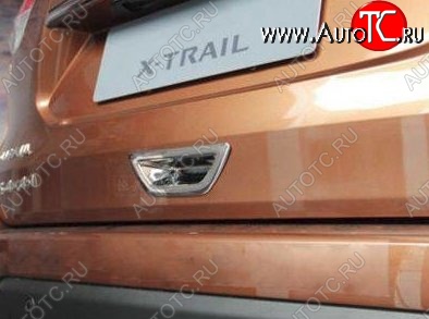 2 399 р. Накладка на ручку багажника СТ Nissan X-trail 3 T32 рестайлинг (2017-2022)  с доставкой в г. Таганрог