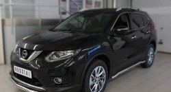 23 949 р. Защита порогов из круглой трубы диаметром 63 мм SLITKOFF  Nissan X-trail  3 T32 (2017-2022) рестайлинг  с доставкой в г. Таганрог. Увеличить фотографию 4