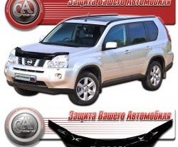 Дефлектор капота CA Plastic Nissan (Нисан) X-trail (Х-трейл)  2 T31 (2007-2011) 2 T31 дорестайлинг