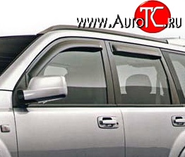 2 779 р. Дефлекторы окон (ветровики) Novline 4 шт  Nissan X-trail  2 T31 (2007-2011) дорестайлинг  с доставкой в г. Таганрог