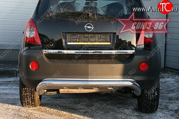 11 564 р. Защита заднего бампера Souz-96 (d76) Opel Antara (2006-2010)  с доставкой в г. Таганрог