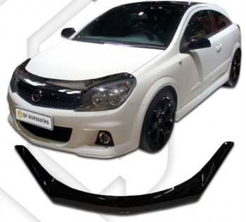 Дефлектор капота CA-Plastiс Opel (Опель) Astra (Астра)  H (2004-2015) H хэтчбек 5дв дорестайлинг, хэтчбек 5дв рестайлинг