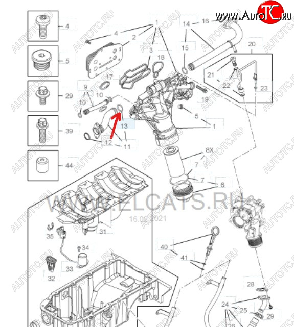 78 р. Уплотнительное кольцо трубопровода маслоохладителя GM (дв. Z16XEP)  Opel Astra ( H,  H GTC) (2004-2015) универсал, хэтчбек 3 дв. дорестайлинг, хэтчбек 5дв дорестайлинг, хэтчбек 3 дв. рестайлинг, универсал рестайлинг, хэтчбек 5дв рестайлинг  с доставкой в г. Таганрог