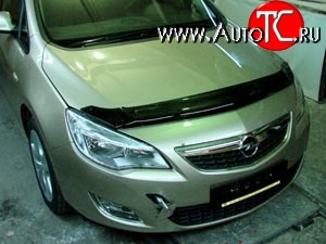 2 879 р. Дефлектор капота NovLine Opel Astra J хэтчбек 5 дв.  рестайлинг (2012-2017)  с доставкой в г. Таганрог