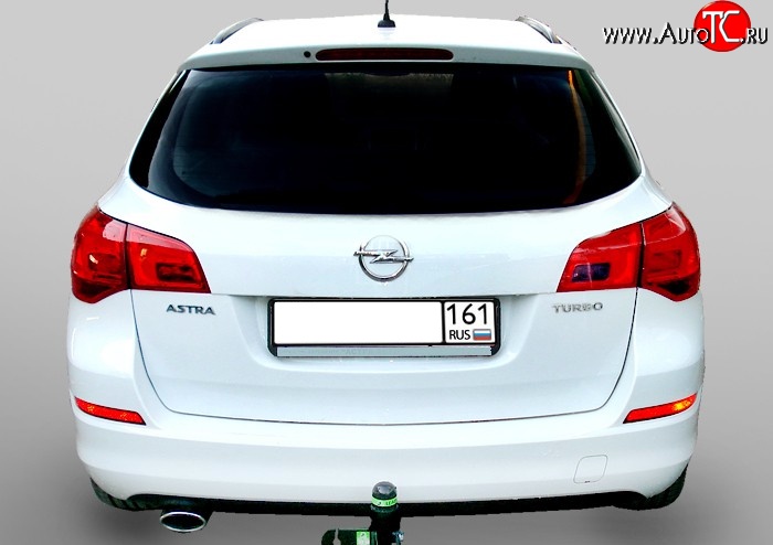 5 749 р. Фаркоп (Sports Tourer) Лидер Плюс Opel Astra J хэтчбек 5 дв. дорестайлинг (2009-2012) (Без электропакета)  с доставкой в г. Таганрог