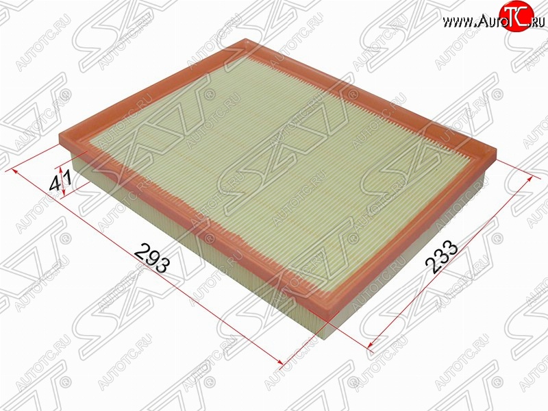 359 р. Фильтр воздушный двигателя SAT (294х244х41 mm)  Opel Astra  G - Zafira  A  с доставкой в г. Таганрог