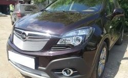 1 539 р. Нижняя сетка на бампер Russtal (хром) Opel Mokka  дорестайлинг (2012-2016)  с доставкой в г. Таганрог. Увеличить фотографию 4