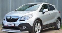 15 549 р. Одинарная защита переднего бампера диаметром 63 мм SLITKOFF  Opel Mokka (2012-2016)  дорестайлинг  с доставкой в г. Таганрог. Увеличить фотографию 4