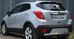 14 899 р. Одинарная защита заднего бампера из трубы диаметром 63 мм SLITKOFF  Opel Mokka (2012-2016)  дорестайлинг  с доставкой в г. Таганрог. Увеличить фотографию 4