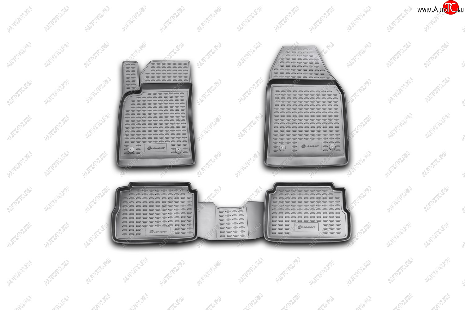 2 199 р. Комплект ковриков салона Element (полиуретан) Opel Vectra C лифтбэк дорестайлинг (2002-2006) (Черные)  с доставкой в г. Таганрог
