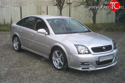 5 749 р. Накладка на передний бампер CT Opel Vectra C седан дорестайлинг (2002-2005) (Неокрашенная)  с доставкой в г. Таганрог