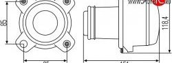 15 499 р. Модуль ближнего света Hella 1BL 008 193-001 c линзой Toyota Carina Е210 седан дорестайлинг (1996-1998) (Без пыльника)  с доставкой в г. Таганрог. Увеличить фотографию 2