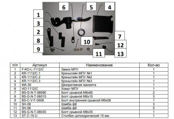 9 199 р. Замок КПП FORTUS (AT+) Peugeot 4008 (2012-2017)  с доставкой в г. Таганрог. Увеличить фотографию 3