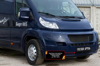 1 049 р. Защитная сетка решетки переднего бампера RA  Peugeot Boxer  250 (2006-2014)  с доставкой в г. Таганрог. Увеличить фотографию 1