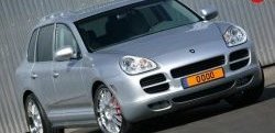 18 449 р. Комплект порогов Gemballa Aero I Porsche Cayenne 955 (2002-2006) (Неокрашенные)  с доставкой в г. Таганрог. Увеличить фотографию 2