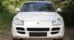 1 599 р. Реснички на фары RA  Porsche Cayenne  955 (2002-2006) (Неокрашенные)  с доставкой в г. Таганрог. Увеличить фотографию 3