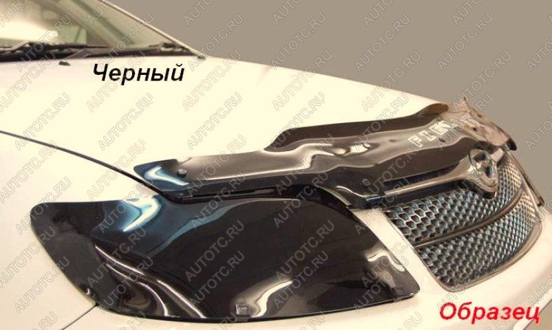 2 099 р. Дефлектор капота CA-Plastic  Mitsubishi ASX (2010-2020) дорестайлинг, 1-ый рестайлинг, 2-ой рестайлинг (серия Classic черный)  с доставкой в г. Таганрог