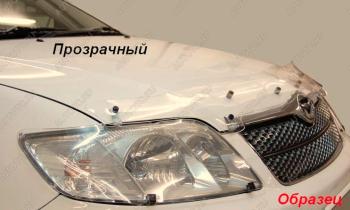 1 999 р. Дефлектор капота CA-Plastiс  Mitsubishi ASX (2010-2020) дорестайлинг, 1-ый рестайлинг, 2-ой рестайлинг (серия Classic прозрачный)  с доставкой в г. Таганрог. Увеличить фотографию 1