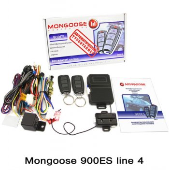 Автосигнализация Mongoose 900ES line 4 Nissan Skyline V36 (2006-2014)