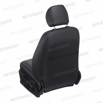 14 499 р. Чехлы на сиденья Ромб (к. Comfort Luxe экокожа) Автопилот  Уаз Патриот  23632 (2016-2025) 2-ой рестайлинг пикап (черный/серый)  с доставкой в г. Таганрог. Увеличить фотографию 6