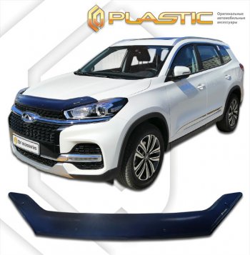 Дефлектор капота CA-Plastic Chery (Черри) Tiggo 8 (Тиго)  (T18) (2018-2022) (T18) дорестайлинг