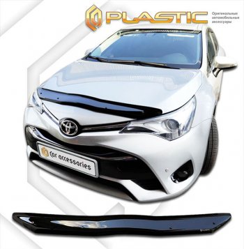 Дефлектор капота CA-Plastic Toyota (Тойота) Avensis (Авенсис)  T270 седан (2015-2018) T270 седан 2-ой рестайлинг