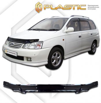 1 899 р. Дефлектор капота CA-Plastic  Toyota Gaia  XM10 (1998-2001) дорестайлинг (classic черный, без надписи)  с доставкой в г. Таганрог. Увеличить фотографию 1