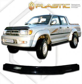 1 999 р. Дефлектор капота CA-Plastic  ZX Auto Admiral (2005-2009) рестайлинг (classic черный, без надписи)  с доставкой в г. Таганрог. Увеличить фотографию 1