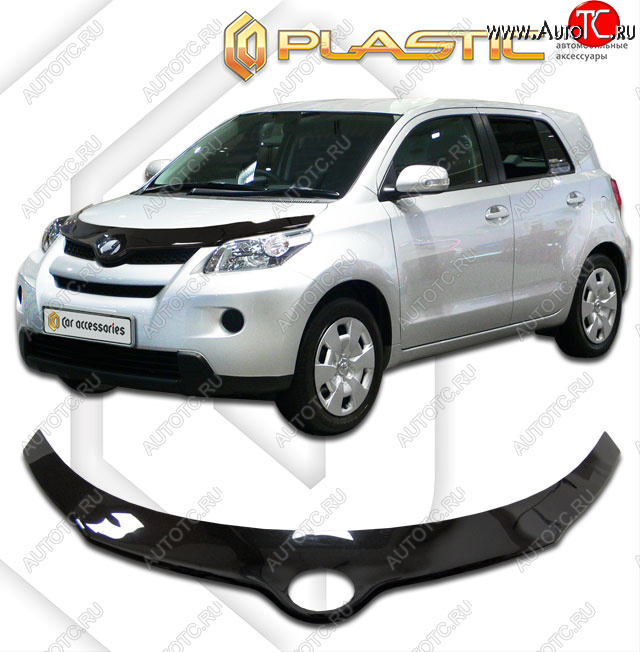 2 369 р. Дефлектор капота CA-Plastic  Scion xD (2007-2014) (classic черный, без надписи)  с доставкой в г. Таганрог