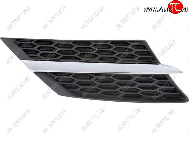 1 429 р. Правая решетка радиатора BodyParts  Toyota RAV4  XA40 (2012-2015) 5 дв. дорестайлинг (хром серый)  с доставкой в г. Таганрог