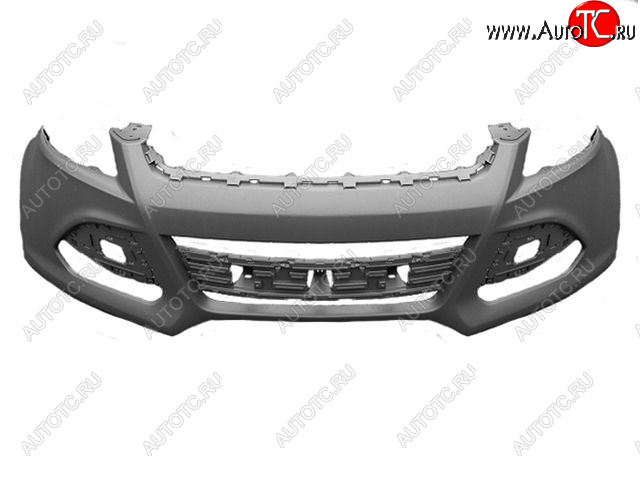 4 549 р. Бампер передний (с отверстиями под омыватели фар и под парктроник) BodyParts Ford Kuga 2 дорестайлинг (2013-2016) (Неокрашенный)  с доставкой в г. Таганрог