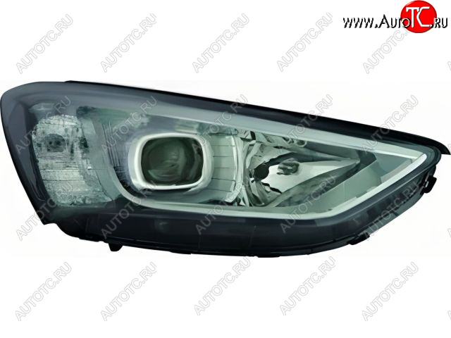 12 299 р. Правая фара (корректор, линзован) BodyParts  Hyundai Santa Fe  DM (2012-2016) дорестайлинг  с доставкой в г. Таганрог