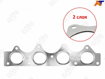 Прокладка выпускного коллектора G4FC1,6 G4FA1,4 DYG Hyundai I30 FD универсал рестайлинг (2010-2012)