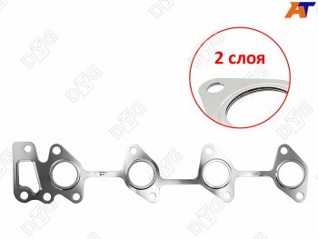 Прокладка выпускного коллектора D4EB 2,2 D4EA 2,0 DYG Hyundai Sonata NF рестайлинг (2007-2010)