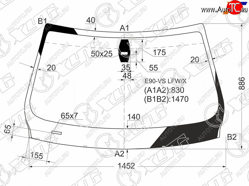 7 449 р. Стекло лобовое (Датчик дождя) XYG  BMW 3 серия ( E90,  E91) (2004-2012) седан дорестайлинг, универсал дорестайлинг, седан рестайлинг, универсал рестайлинг  с доставкой в г. Таганрог