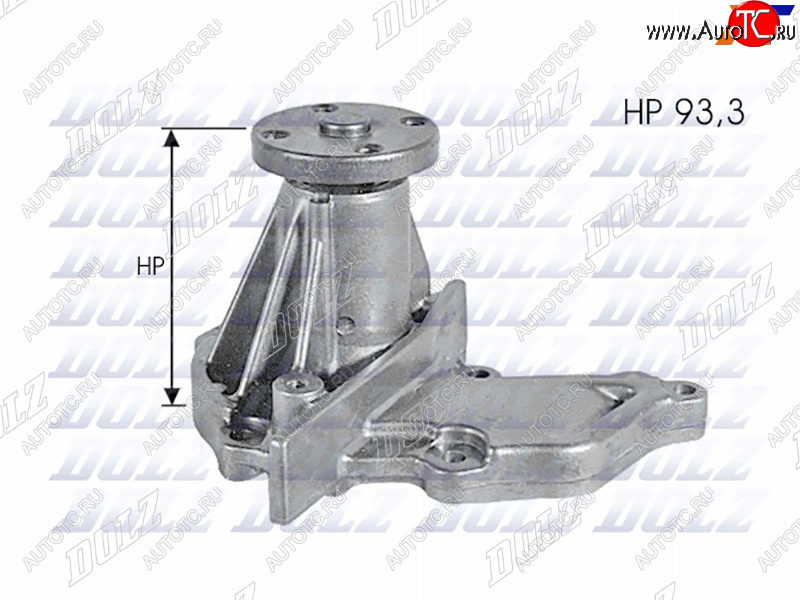 4 699 р. Насос системы охлаждения DOLZ Mazda 2/Demio DW дорестайлинг (1996-1999)  с доставкой в г. Таганрог