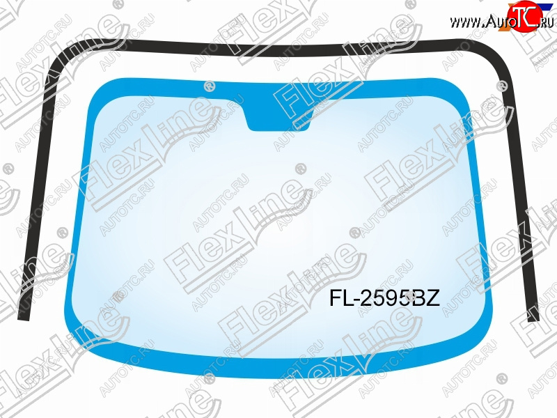 2 669 р. Молдинг лобового стекла (П-образный) FLEXLINE  Subaru Tribeca (2008-2014)  с доставкой в г. Таганрог