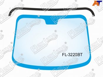 Молдинг лобового стекла (Сверху) FLEXLINE Toyota Land Cruiser Prado J150 1-ый рестайлинг (2013-2017)